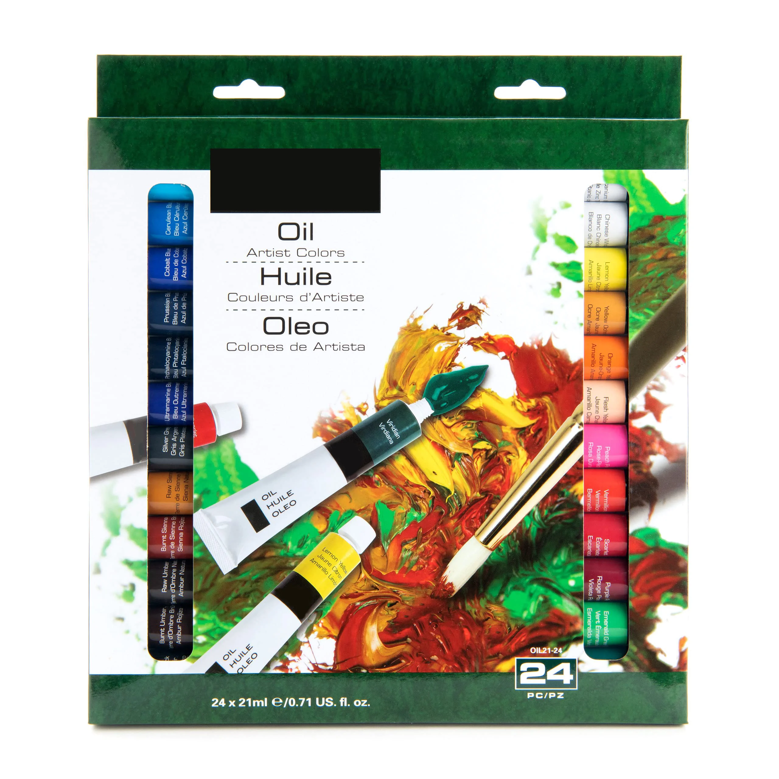 Factory supply OEM/ODM 18 Colors 60ml Large-capacity Oil Paint Supplies for Artists, Students, Beginners