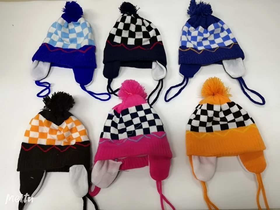 Hot Sales Safety New Design Winter Animal Knitting Baby Hat, Knitted Cute Baby Cap