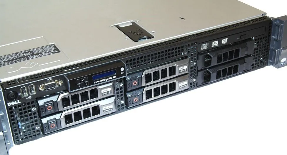  Горячая Распродажа Dell PowerEdge R710 б/у сервер с процессором