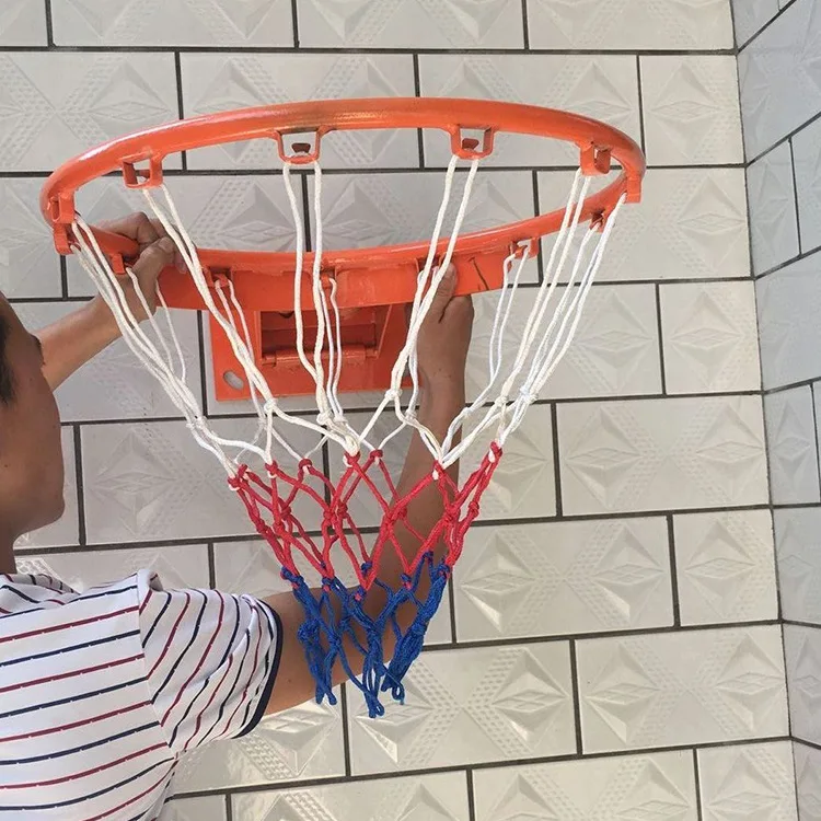 Basketball Rim Goal Wall Mounted Basketball Hoop Indoor Outdoor Hanging Basketball Hoop