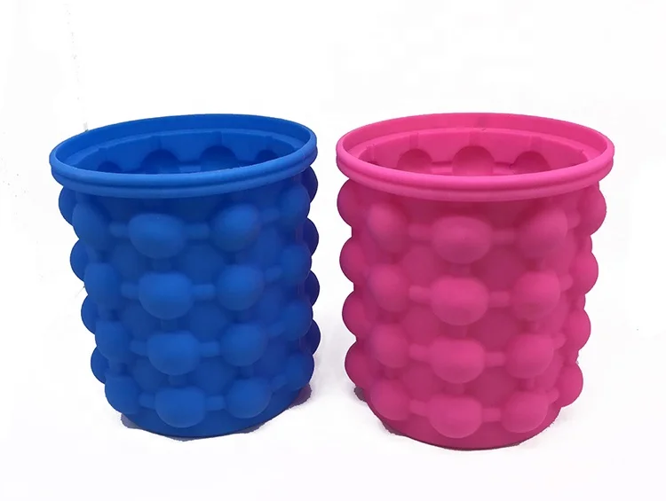 Unionpromo custom cheap silicone ice bucket,  ice cube bucket silicone