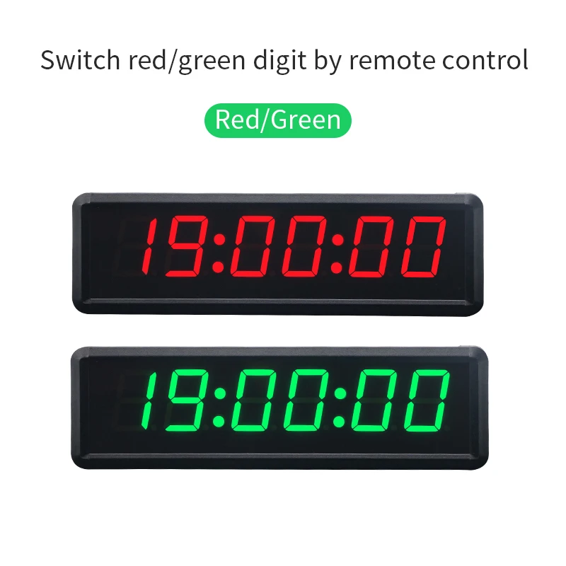 YIZHI Red Green Digit Digital LED Clock OEM NTP/GPS/wifi/POE Synchronized Master Sync Countdown Count Up  Clock System