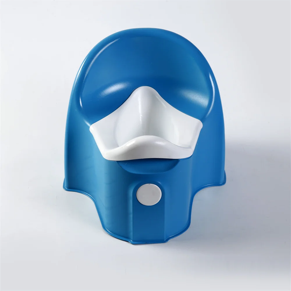 Multifunction Plastic Blue Baby Toilet Training Potty Training Chair Seat Baby Potty Seat with Urinal and Lid