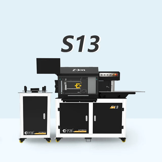 Ejon S13 advertising board channel letter profile bend art folding machine 3D signs bending machine