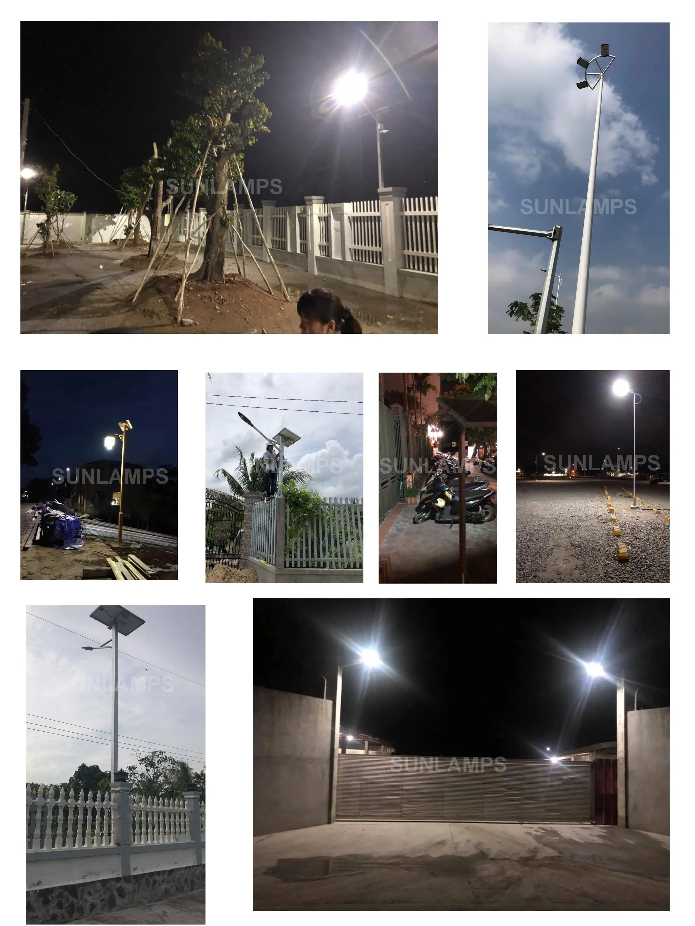 100W 200W 300W 400W 500W 1000W 2000W Floodlight Projector Outdoor Street Lamp Led Solar Flood Light