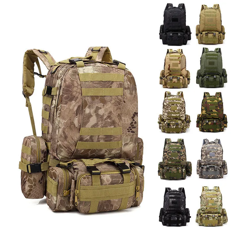 2024 Trending Factory Wholesale Bag Custom Three In One Multicolored Tactical Backpacks For Sports Gym Hiking Outdoor Backpack