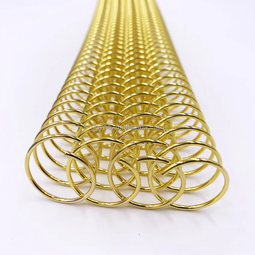 Various Color High Quality Notebook Use Metal Binding Wire O  Coil Metal Spiral Binding Coil