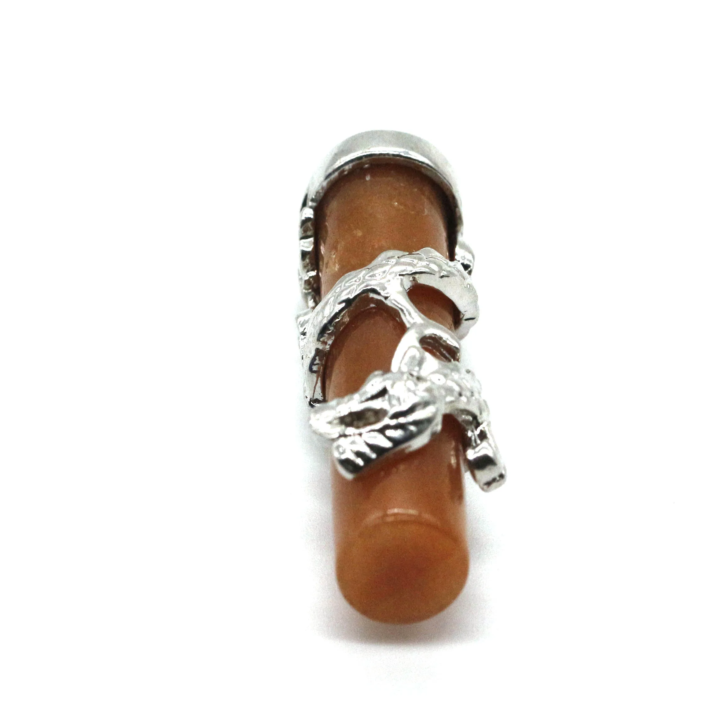 2024 Wholesale gemstone healing crystal pendant dragon gemstone aventurine pendant for healing