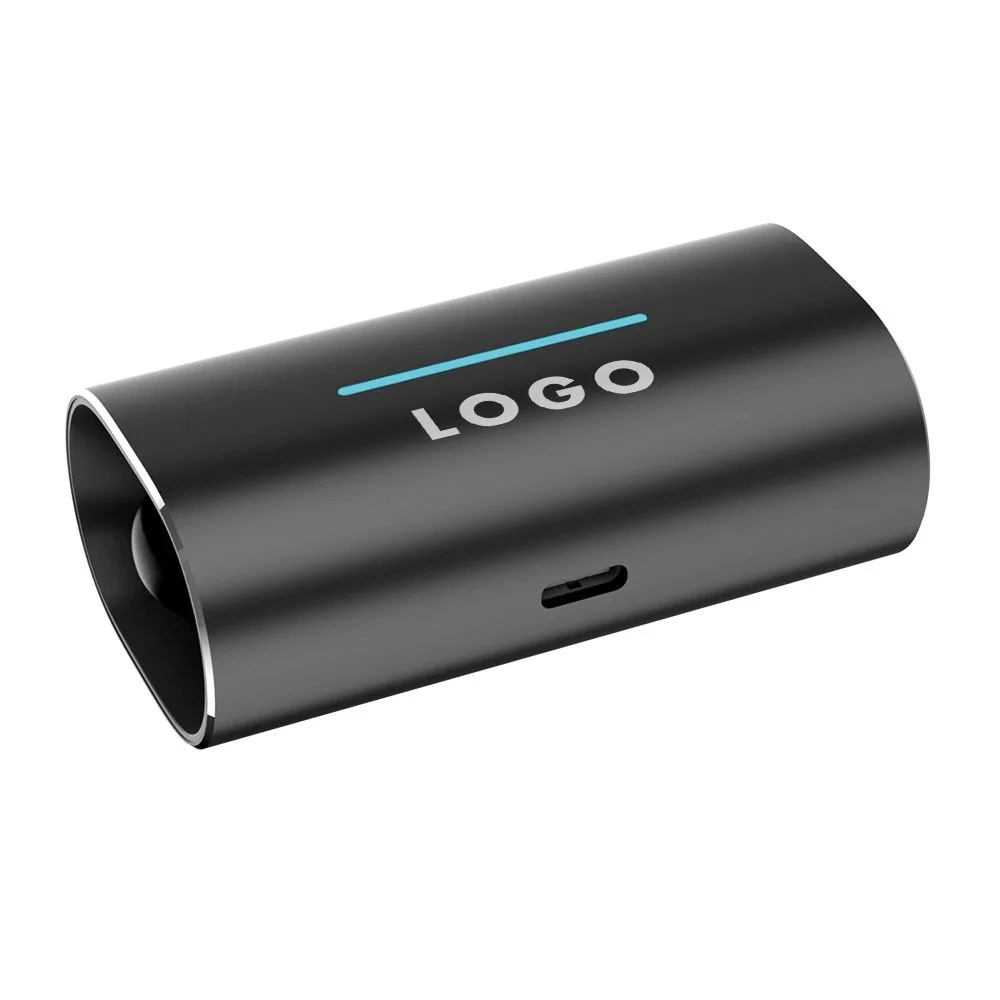 Portable Headset with Microphone Clip On Ear Headphones with Charging Case Open Ear Wireless Earbuds