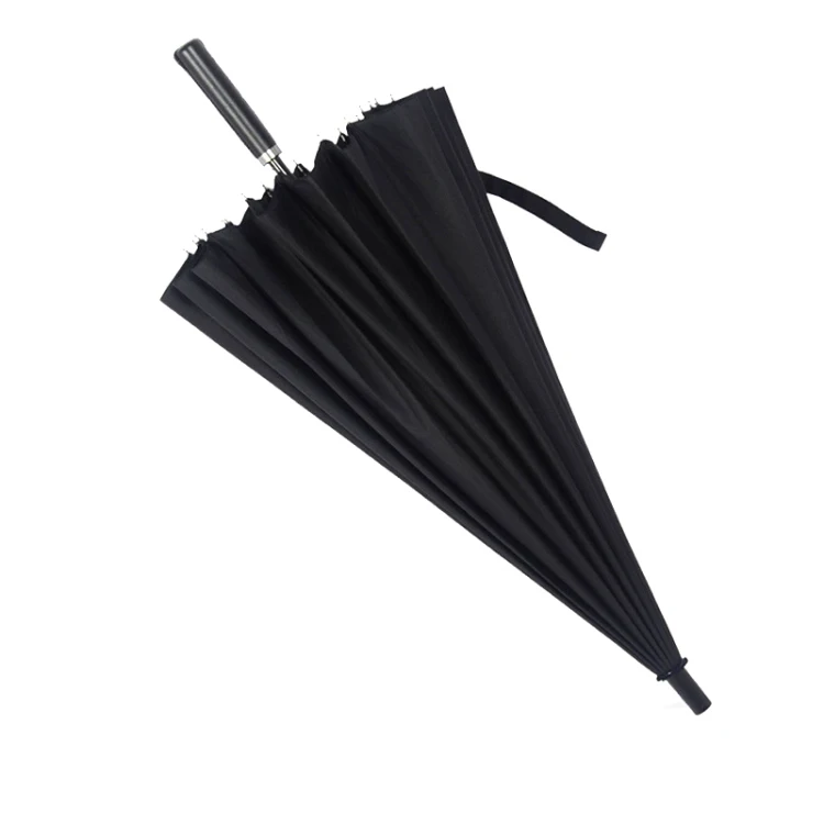 
25inches 2-3 persons 24K custom rainbow advertising straight golf umbrella 