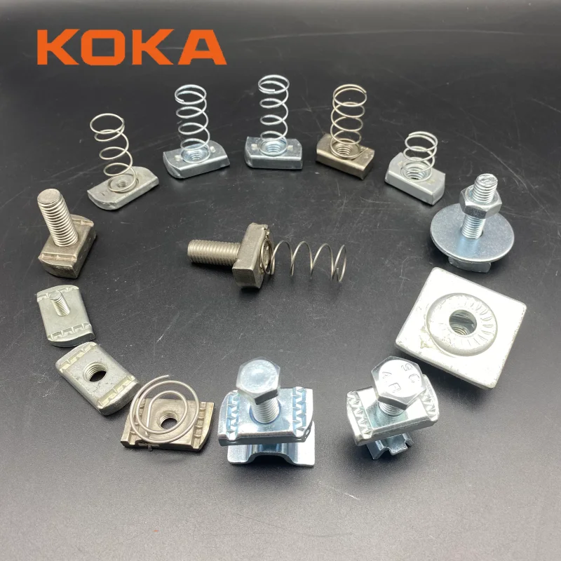 Wholesale Channel Nut Hot Dip Galvanized Spring Nuts m6 m8 m10 m12 Unistrut Spring Nuts