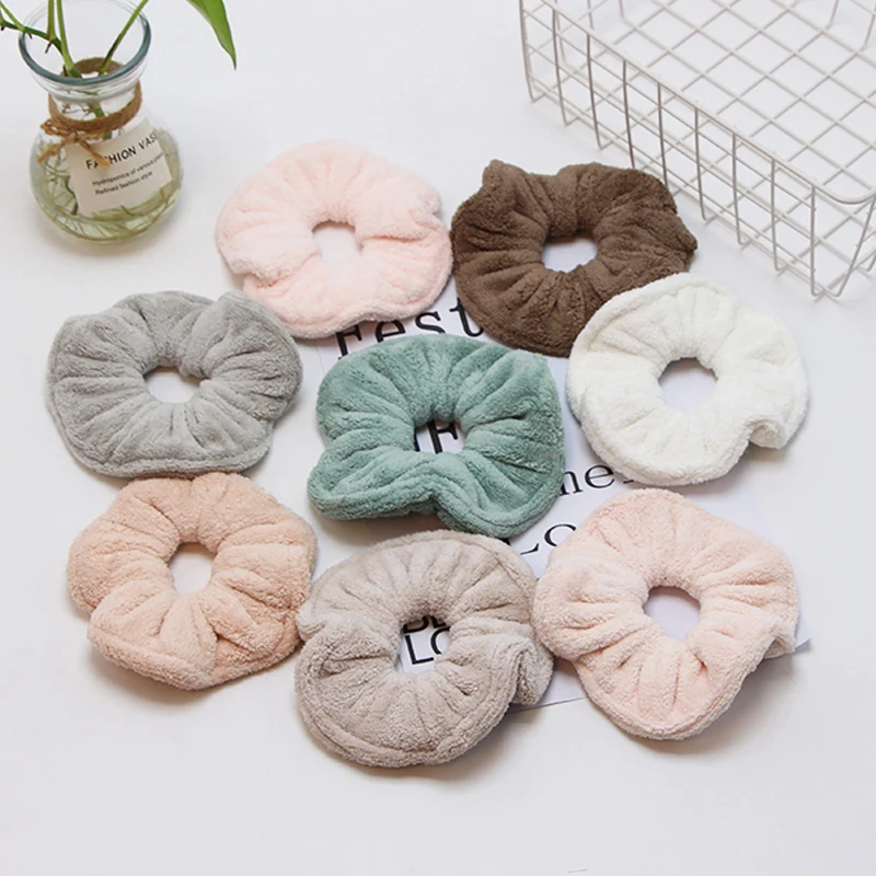 Мягкий xxl для ванной комнаты из микрофибры сушки волос Scrunchies пушистость бесплатно отопления; Полотенце волос; Головные уборы резинки