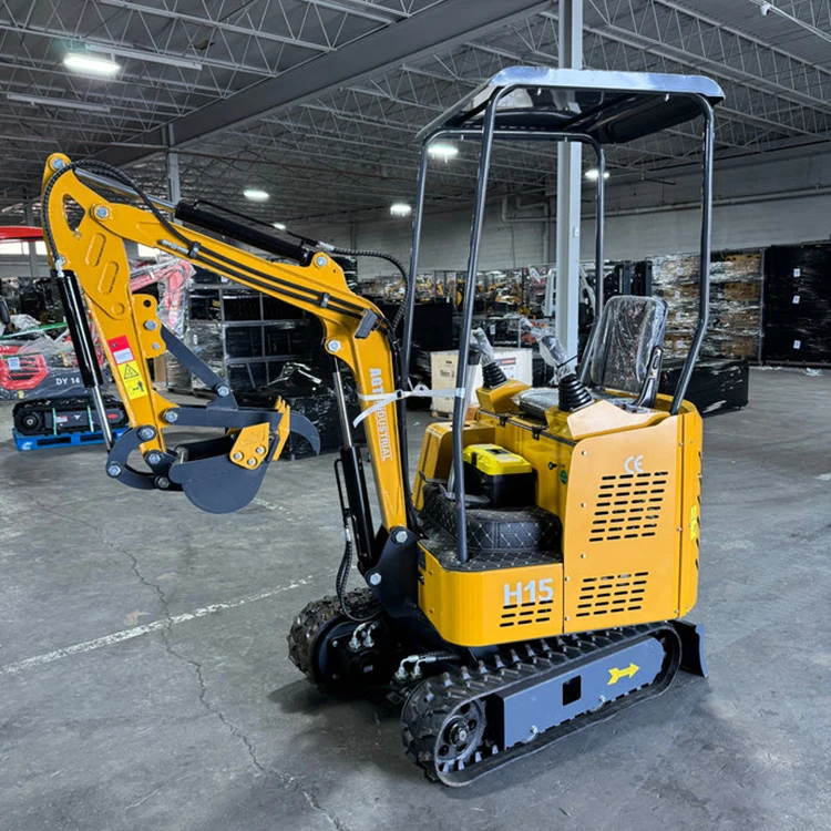 Excavating Machinery EPA Engine H15 Small Crawler Digger Mini 1.5 Ton Excavator