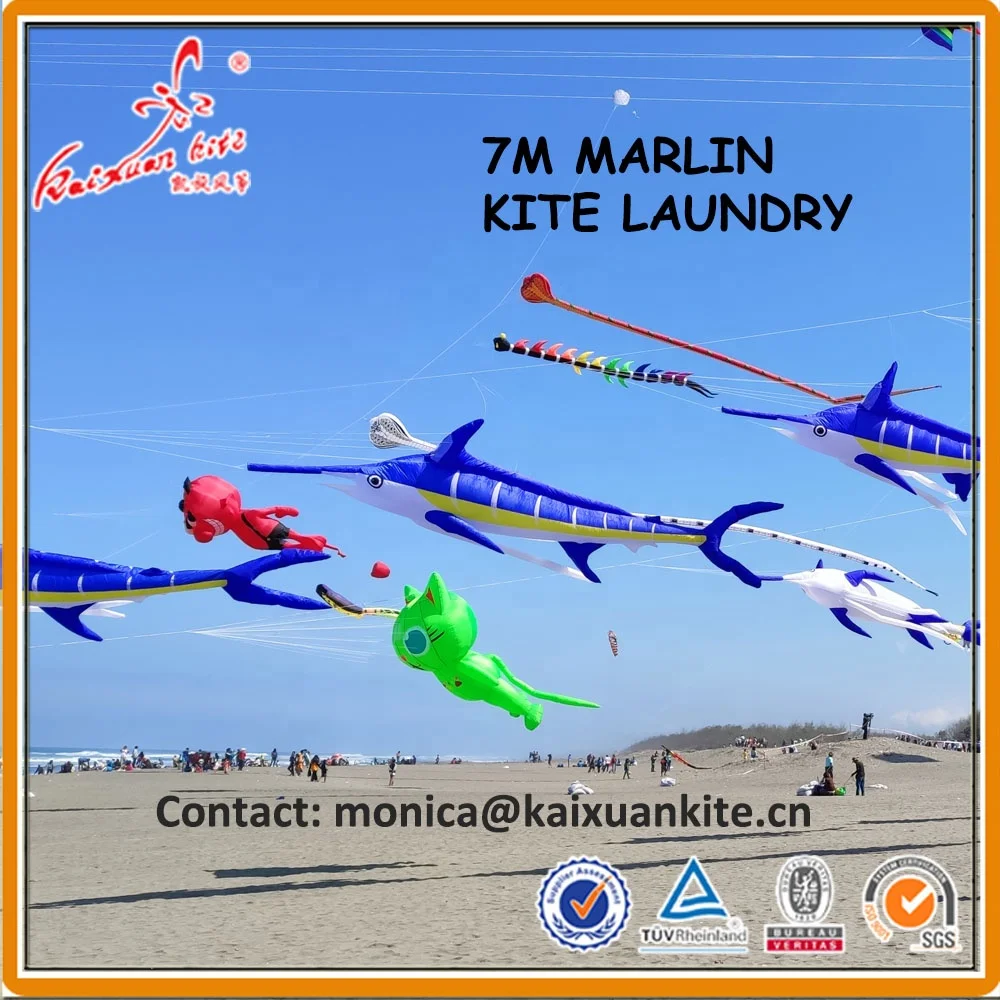 7 м воздушный змей Blue Marlin из Weifang