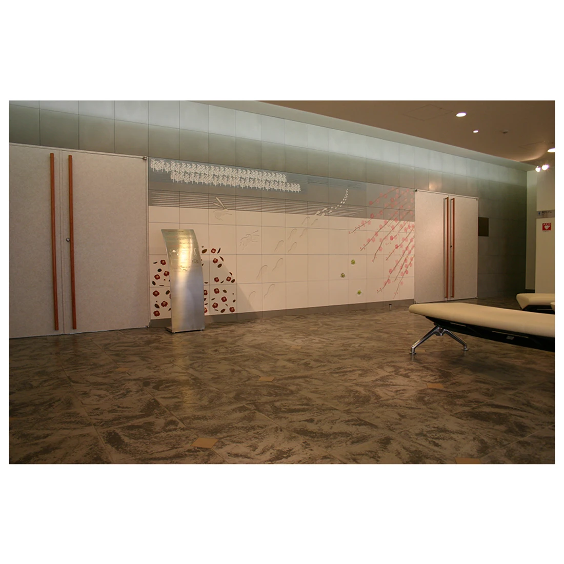 LIMIX branded traditional texture decorate dark grey floor marble tiles