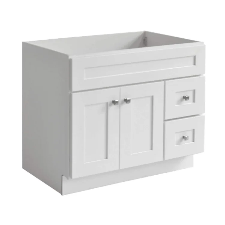 Modern MDF Wall Mounted Designer Cabinet Bathroom With Sink Vanity Two Drawers Bath Cabinets Painting Wooden Bathroom Vanities