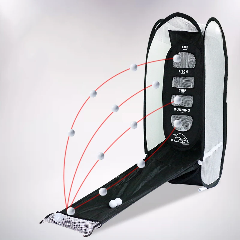 Collapsible Golf Hitting Net Indoor Chipping Practice Target Training Aids at Backyard