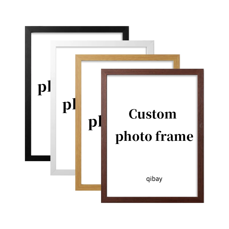custom mdf 4x6,5X7,6X8,8x10sublimation photo frame baby poster picture frames