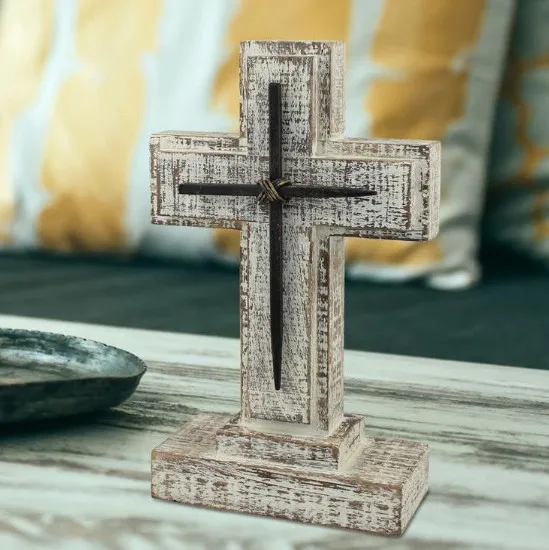 Church Wall Hanging Jerusalem Wooden Pedestal Crucifix Wall Cross Wooden Wooden Cross