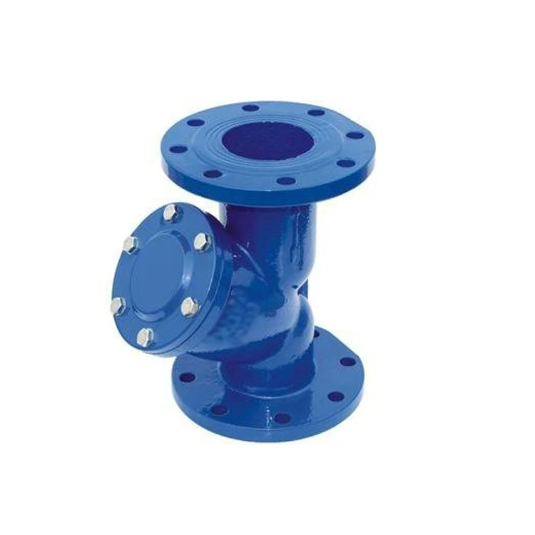 DN400 Cast Iron Manual Power High Temperature Ball Plug Control Y-Type Flanged Water Strainer Gas General Washing Machine Valves