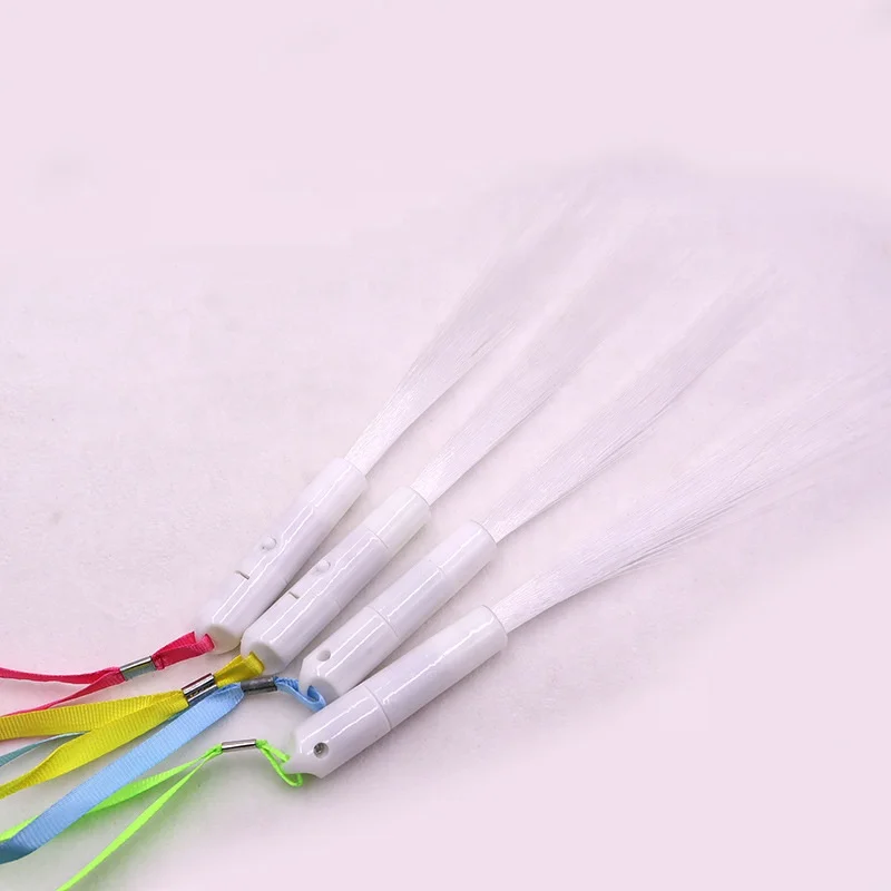 Fiber Optic Wand Led White Glow Sticks Magic Wedding Wand Long Glow Sticks for Wedding Light up Fiber Optic Stick
