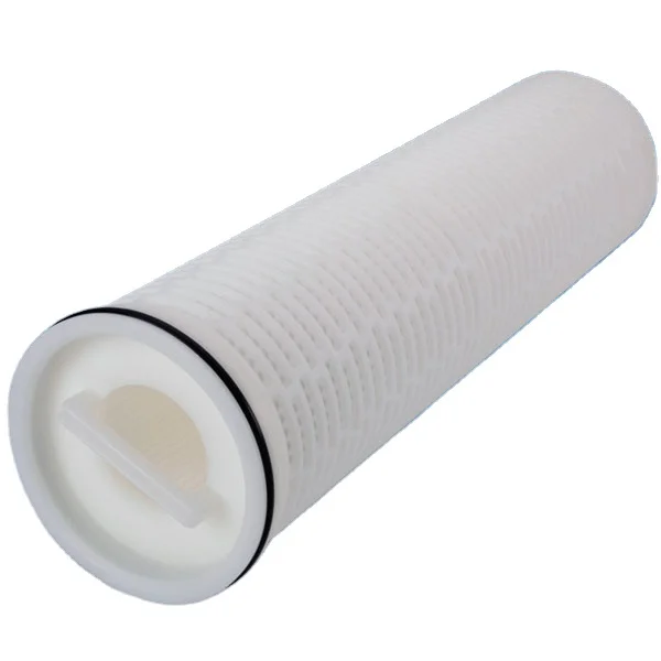 Industrial filter cartridge precision water purification 10 inch folded cartridge high flow folded spot wholesale