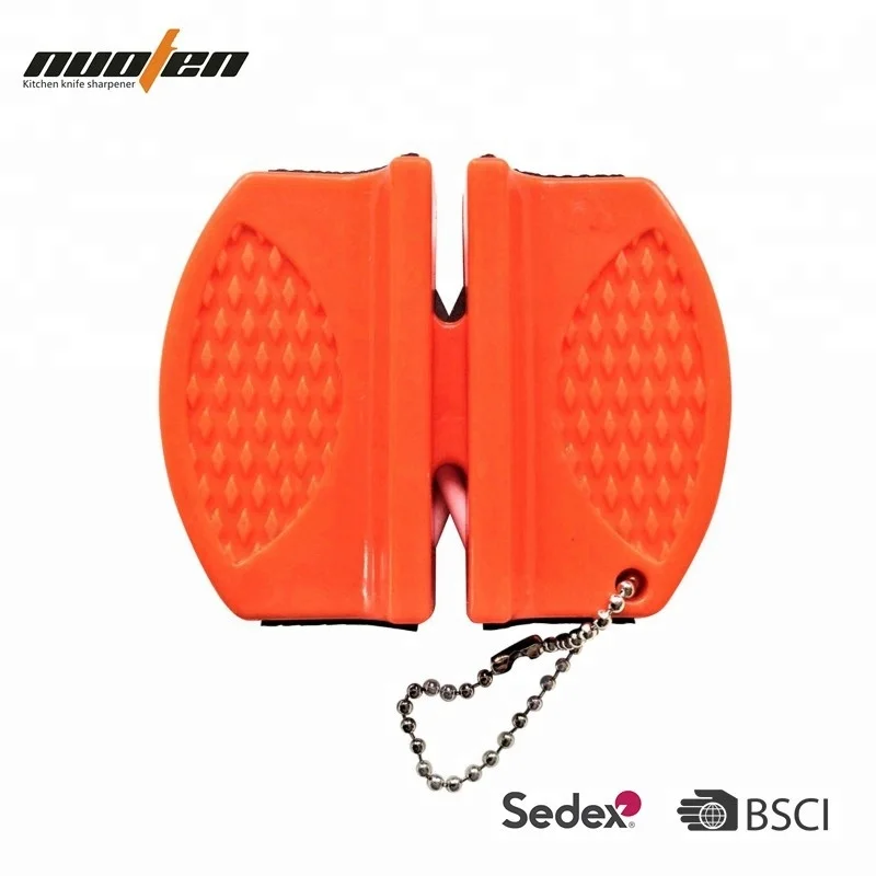 Portable Mini wo-stage Camping Pocket Kitchen Tools Accessories Creative butterfly Type Two-stage Camping Pocket Knife Sharpener