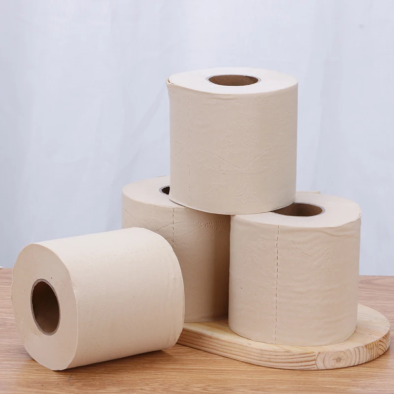 
Wholesale Virgin Bamboo pulp 4ply bathroom tissue paper roll 