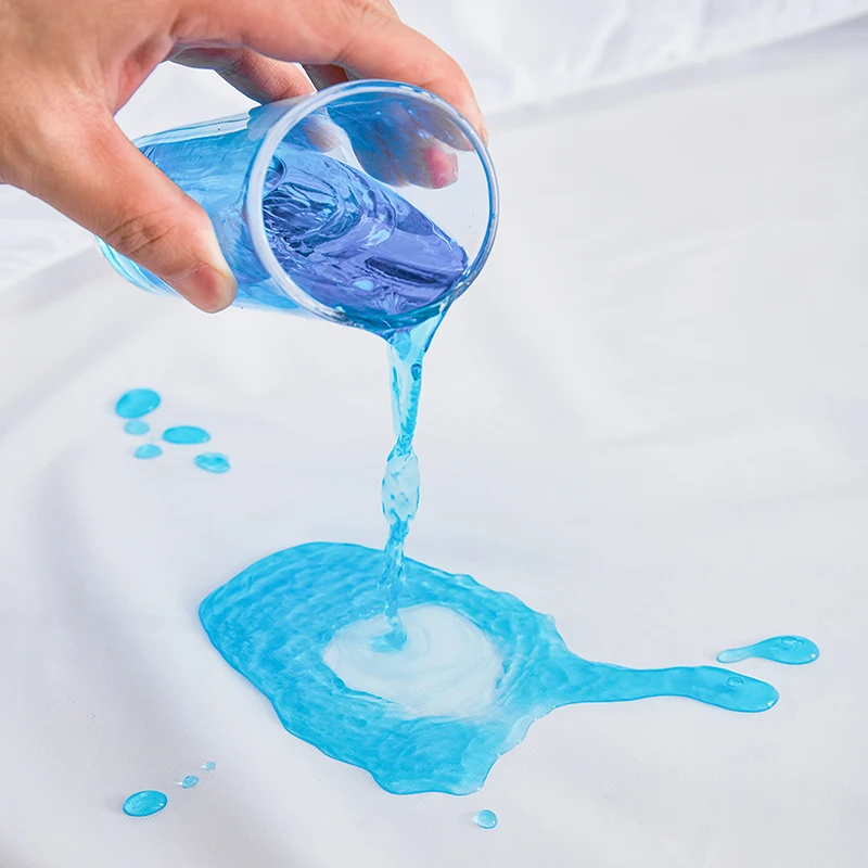 King Size 40% Bamboo 60 % Poly Waterproof jacquard Mattress Protector