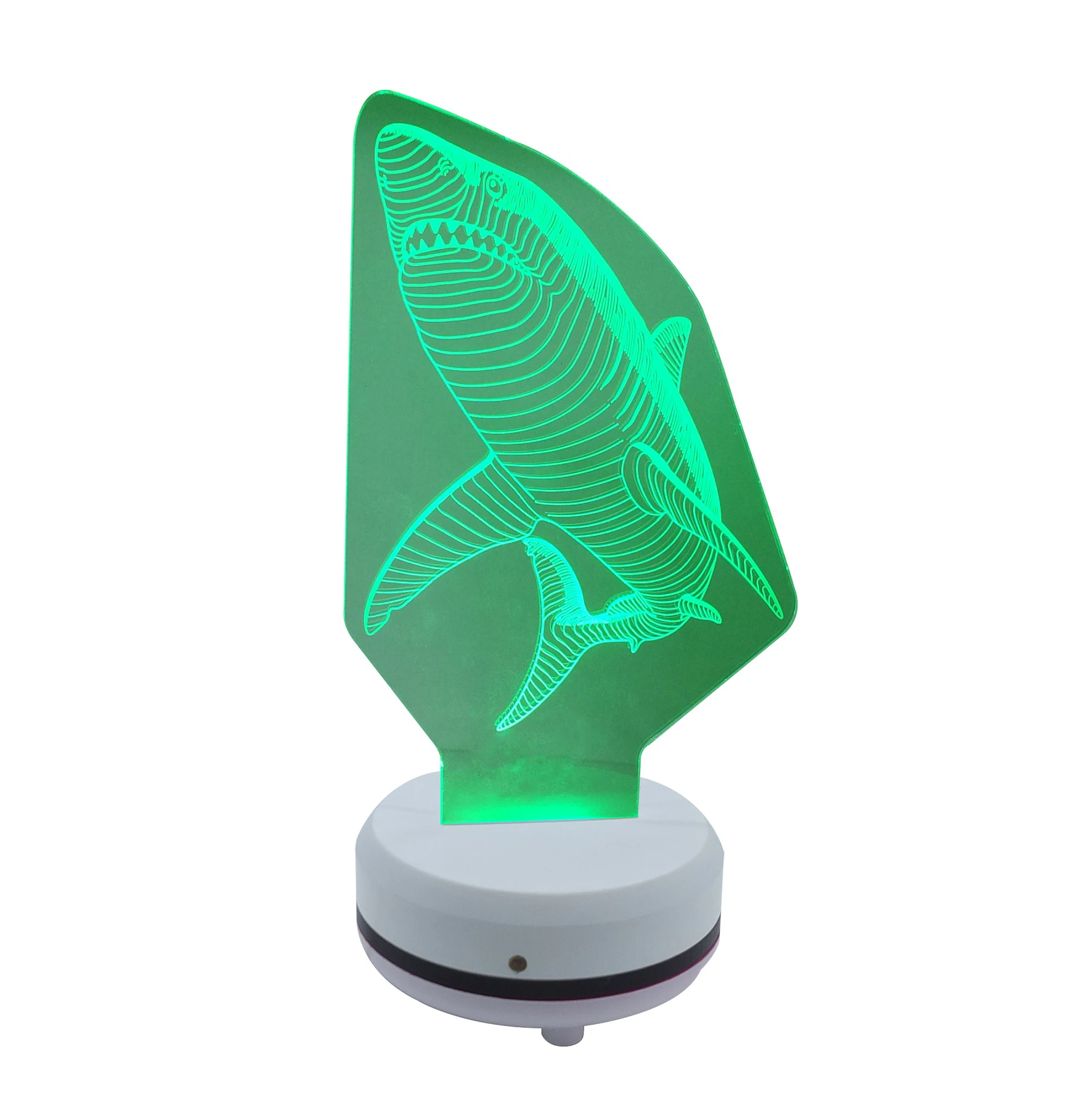 Multifunctional BT Speaker Music LED Kids Customized 3D Engrave Acrylic Light Portable Baby Night Light