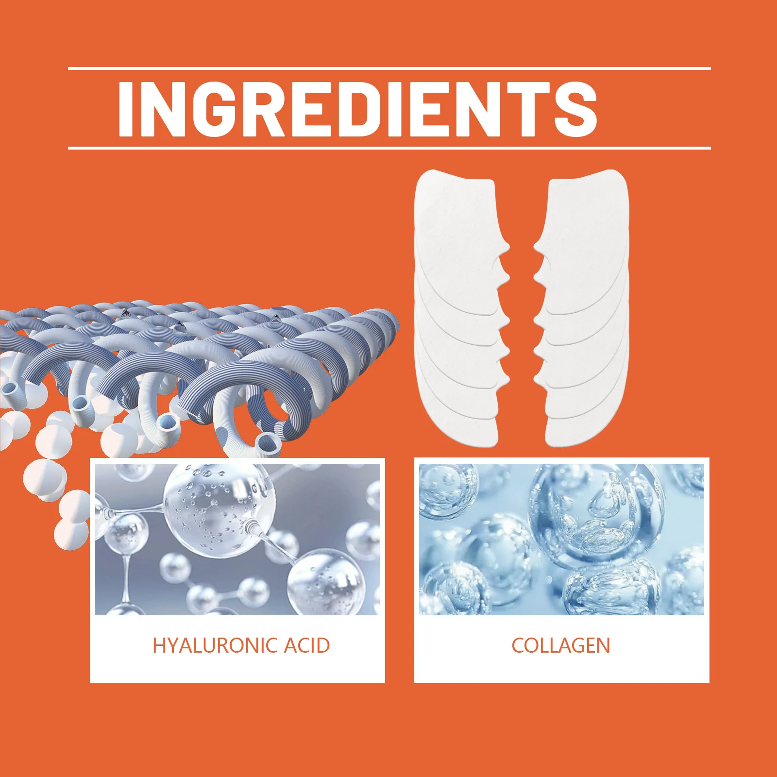 Collagen Soluble Collagen Soluble Lifting Anti-aging Film For Face Melting Remove Dark Circles Forehead