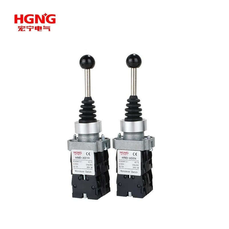 22mm Cross Rocker Switches 4 Way Position Self Latching Reset Momentary 4 NO Rotary Power Joystick Toggle Switch HND-XD 14 24