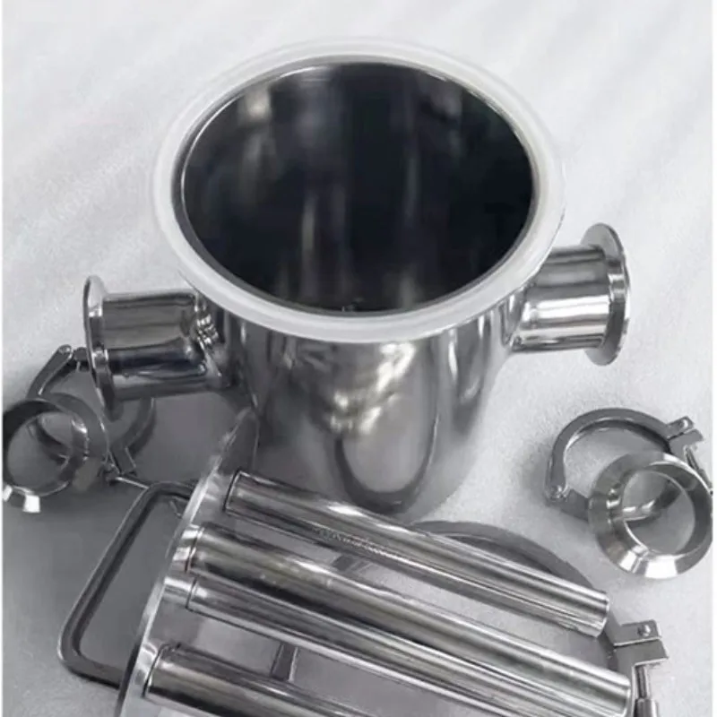 FLGD Stainless steel magnetic Filter Pipeline liquid slurry strong magnetic iron remover 304 fluid filter