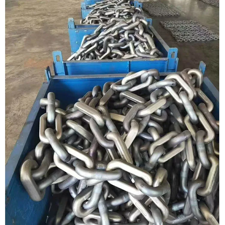 Alloy Steel Welded Electro-galvanized Black DIN Standard Transportation Chain Customizable Mining Chain