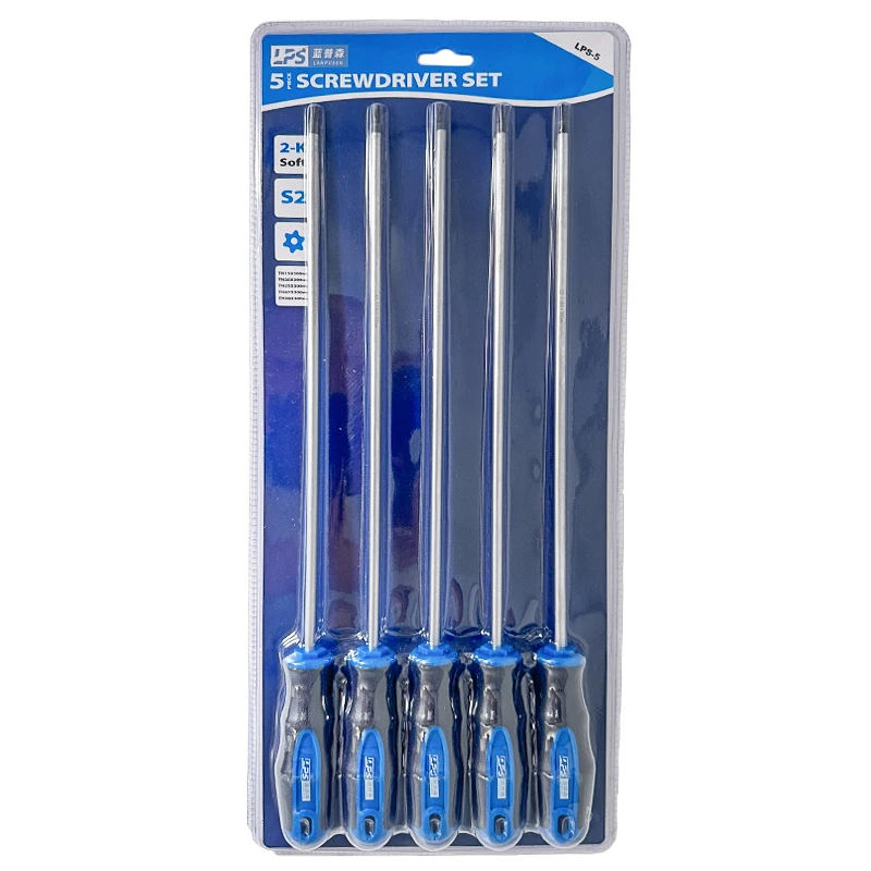Lampson Lengthened T15 T20 T25 T27 T30 Audi Door Panel Lengthened Pattern Screwdriver Set German S2 Steel