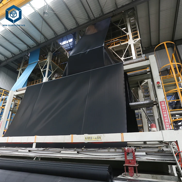 High Density Polyethylene Water Containment HDPE Liner 1.5mm Geomembrane for Artificial Lake in Pakistan