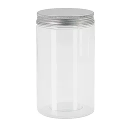 High Quality 250 Ml BPA Free Round Transparent Food Container Pet Clear Plastic Jar with Lid