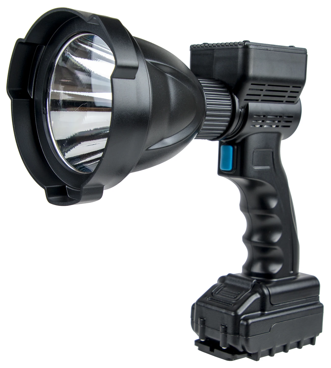 Pistol style super bright rechargeable led spotlight