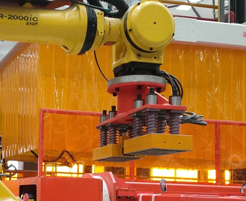 Электроперманентный магнитный захват для автоматического захвата и размещения роботизированной руки