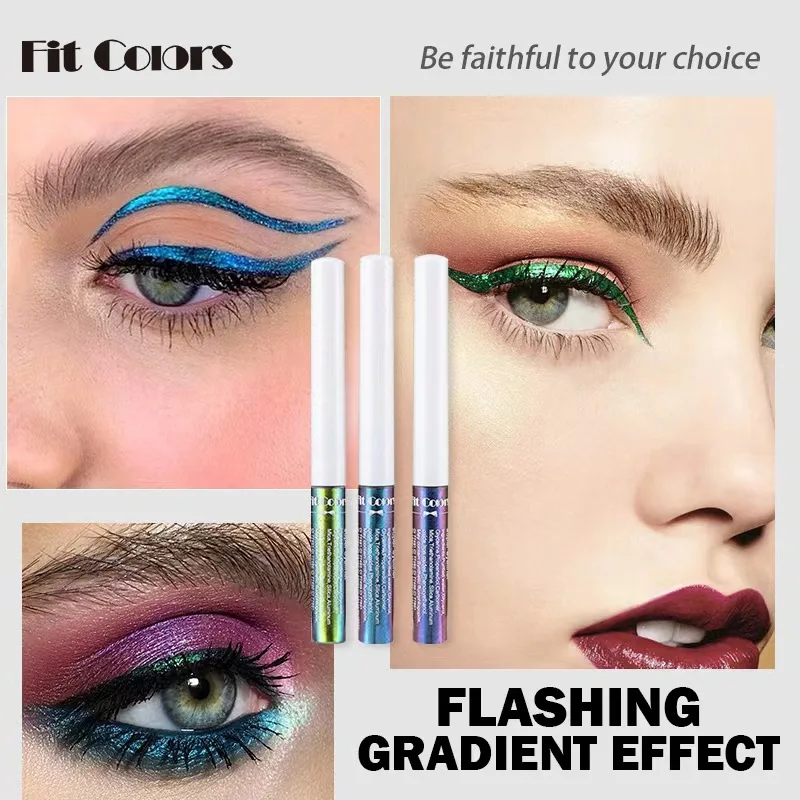 Eye Liner Liquid Waterproof Oil Free Eyeliner Makeup Cosmetics Chameleon Liquid Eyeliner
