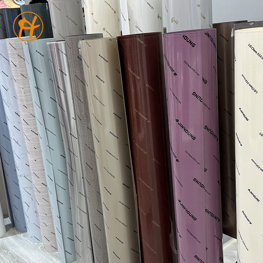 mdf/hdf/plywood/foam/particle board face material high gloss pet film laminated chipboard Deco PET Sheet for kitchen cabinet
