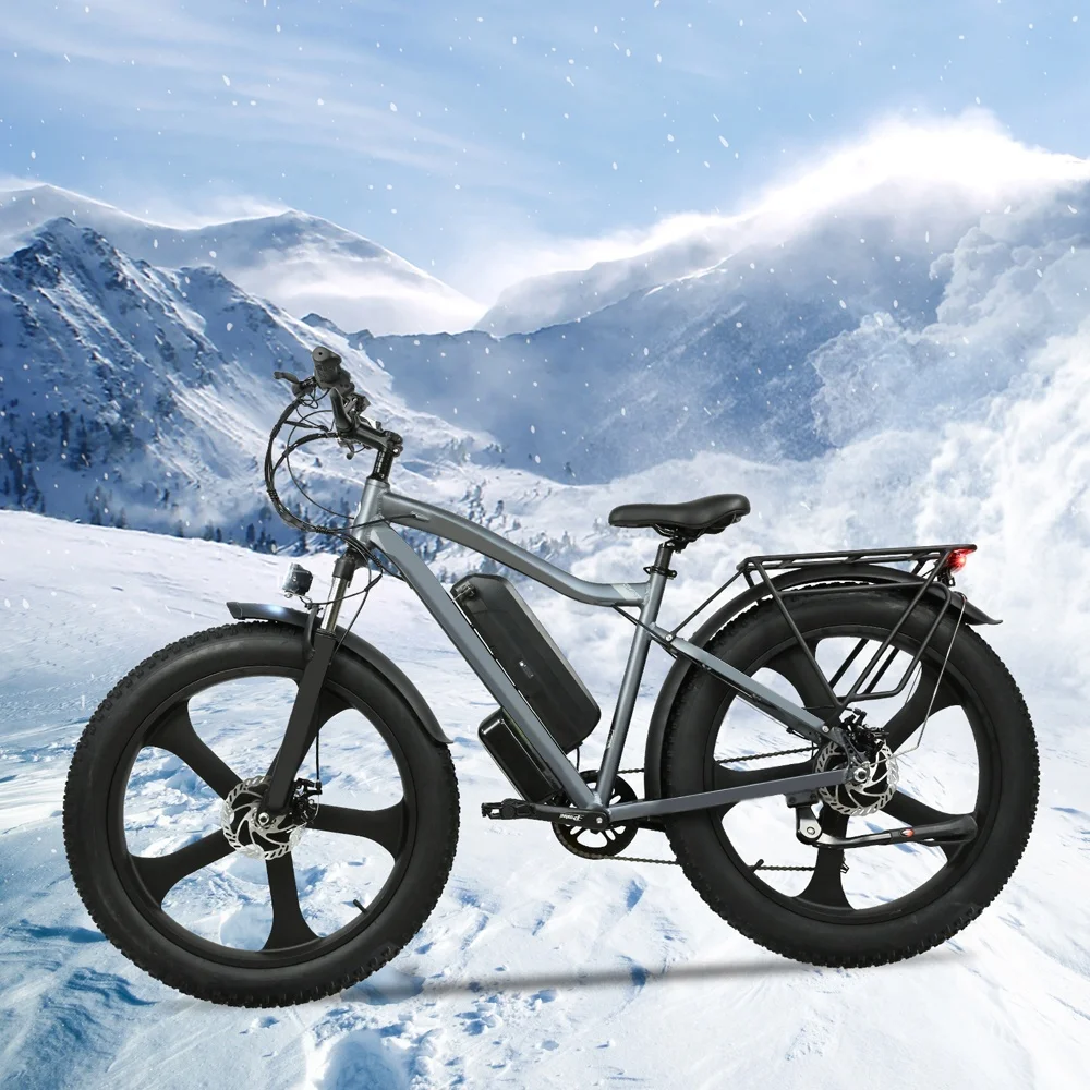 EU warehouse Hot Sell Electric Mountain Bicycle 48V750W 26'*4 Aluminum Alloy Frame Display Lcd In Stock Ebike