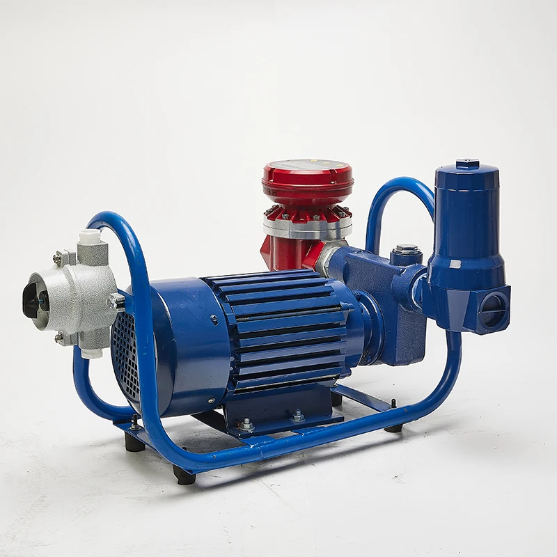 220V 1.5 inch explosion-proof digital fuel pump set high precision industrial rotary vane pump