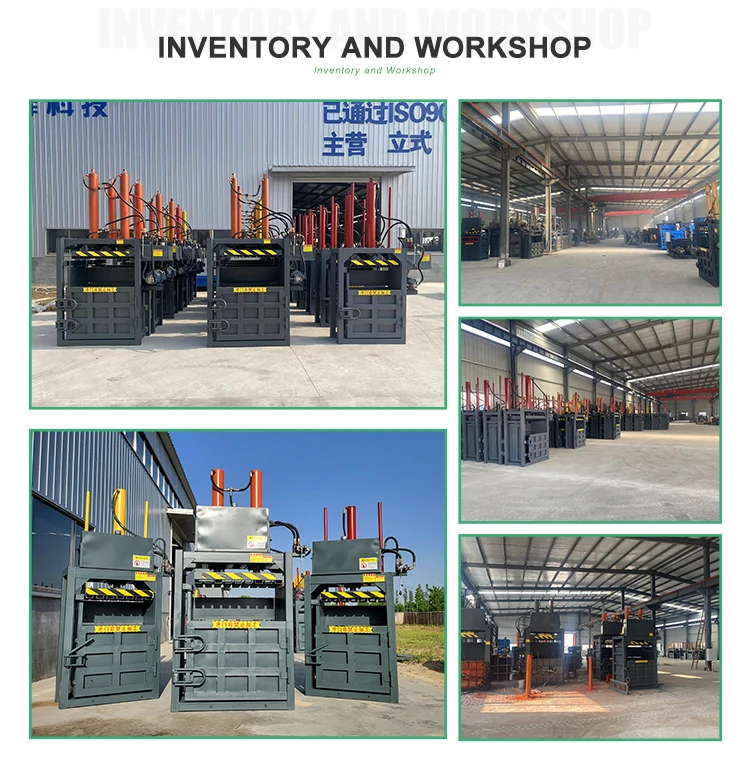High Quality Stainless Steel Aluminum Scrap Metal Baling Press Machine New Condition Gearbox Bearing Hydraulic Automatic Motor