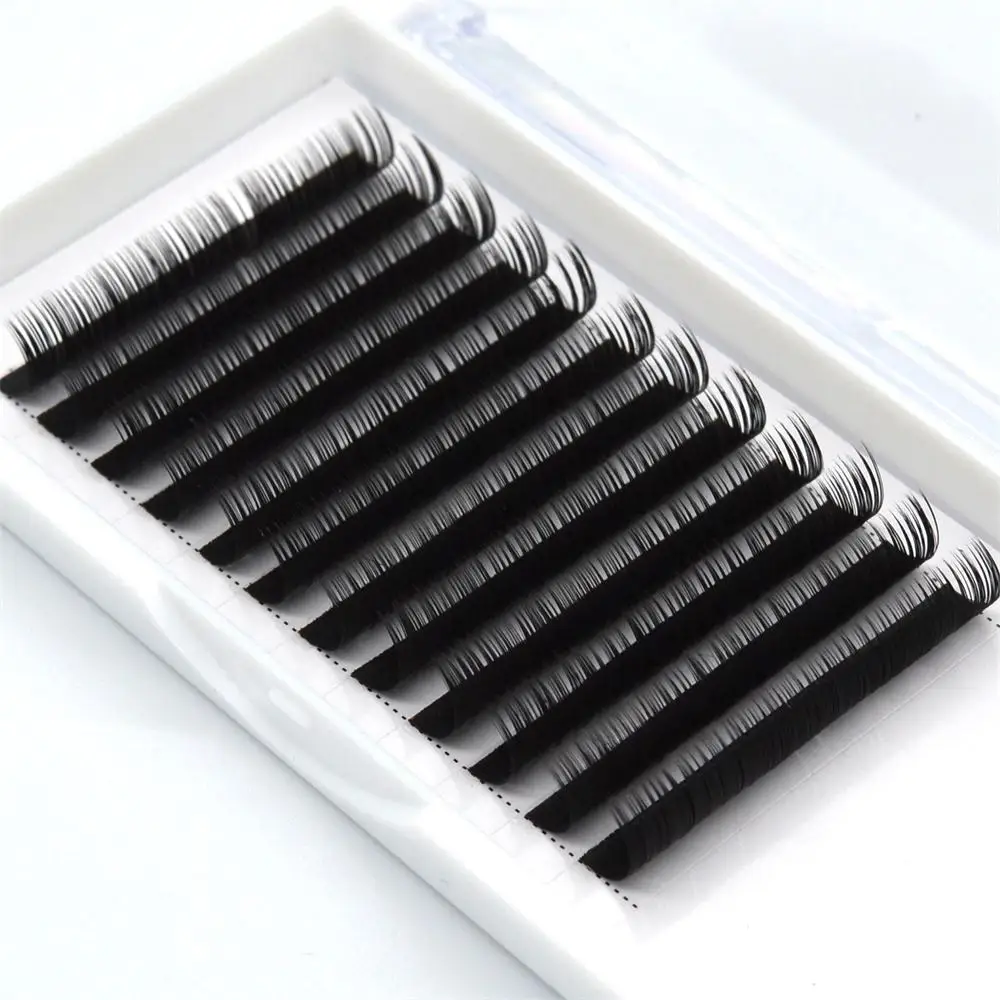Classic Lash Extension 0.07/0.10/0.15/0.20/0.25 Eyelash Extensions Natural Cashmere Soft Silk Lash J/B/C/D/L/M Custom Logo