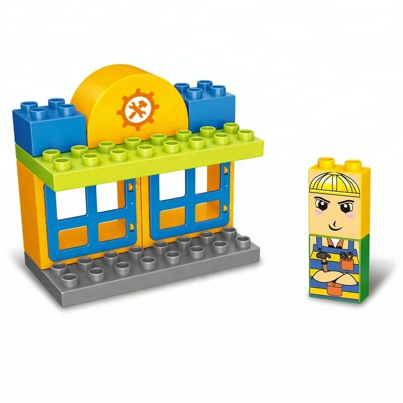 15-50Pcs Compatible Building Blocks Preschool Educational DIY Bricks large big size plastic Toys for Children Gifts