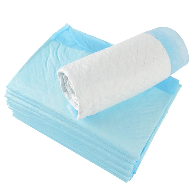 Medical-grade disposable underpads 90x180 hospital use waterproof incontinence bed pad with quick absorbency