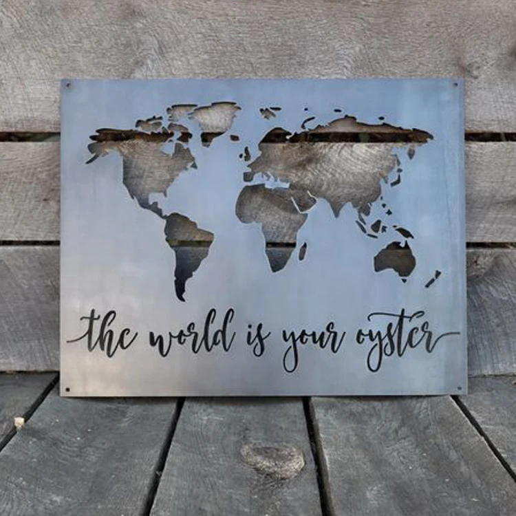 OEM Custom Laser Cutting Mirror Polished 1mm Stainless Steel Circle Christmas Metal Ornaments