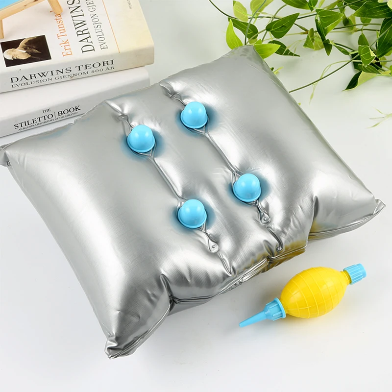 inflatable vibrating battery operated back waist massage cushion