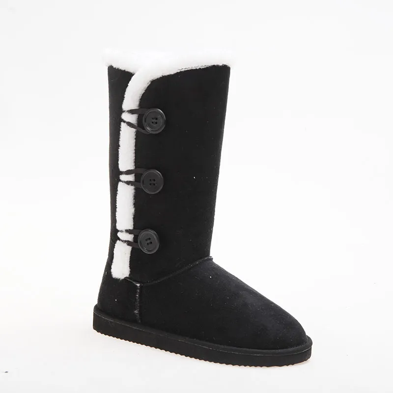 Manufacture Factory high quality Glitter Kids Bean Boots Light Weight Leather Winter sexy Snow Boots